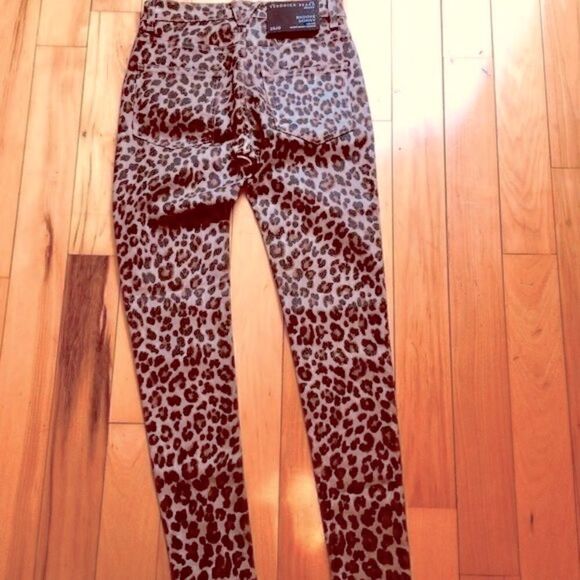 VERONICA BEARD BROOKE MID-RISE LEOPARD PRINT SKINNY JEANS SZ 0 NWT - Picture 14 of 16